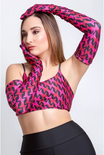 ROZZI STAR PINK HOSSZÚSZÁRÚ KESZTYŰ