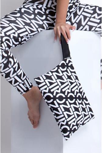 B&W monogram clutch M
