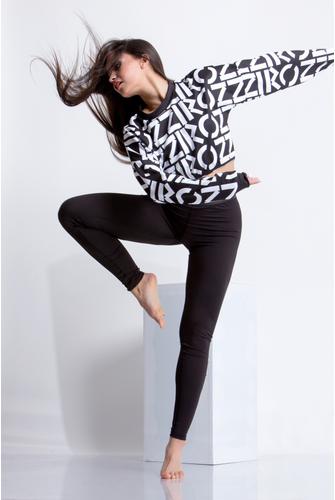 Basic fekete leggings