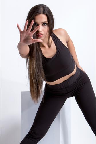 Basic fekete leggings
