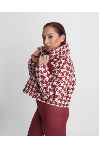 BURGUNDY CHICKS PUFFER