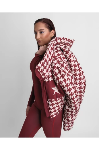 BURGUNDY CHICKS PUFFER